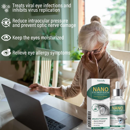 Nexisify® Nano Eye Drops Serum ✅FDA Approved(Suitable for presbyopia, dry eye syndrome, glaucoma, and cataracts) ☘️☘️