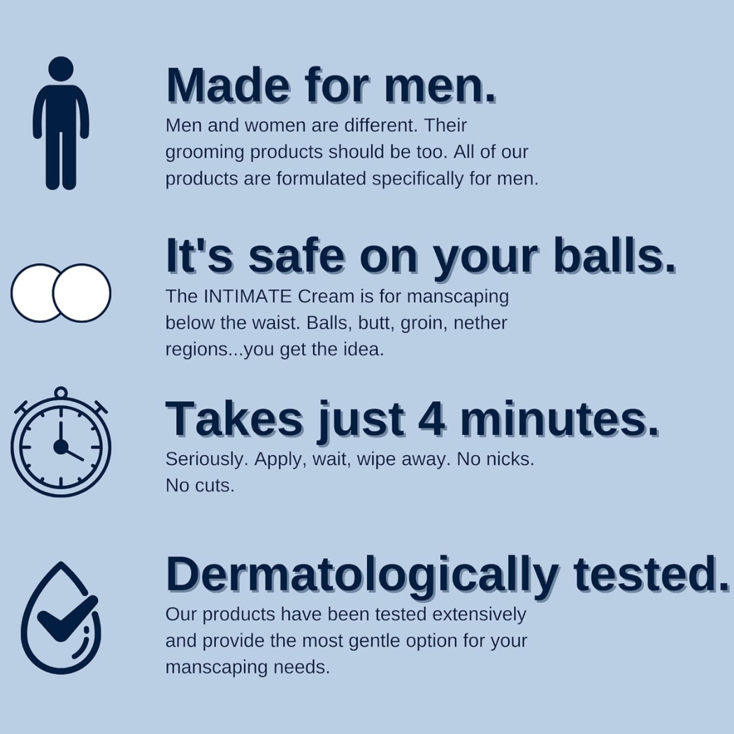 REFINED intimate hair removal cream