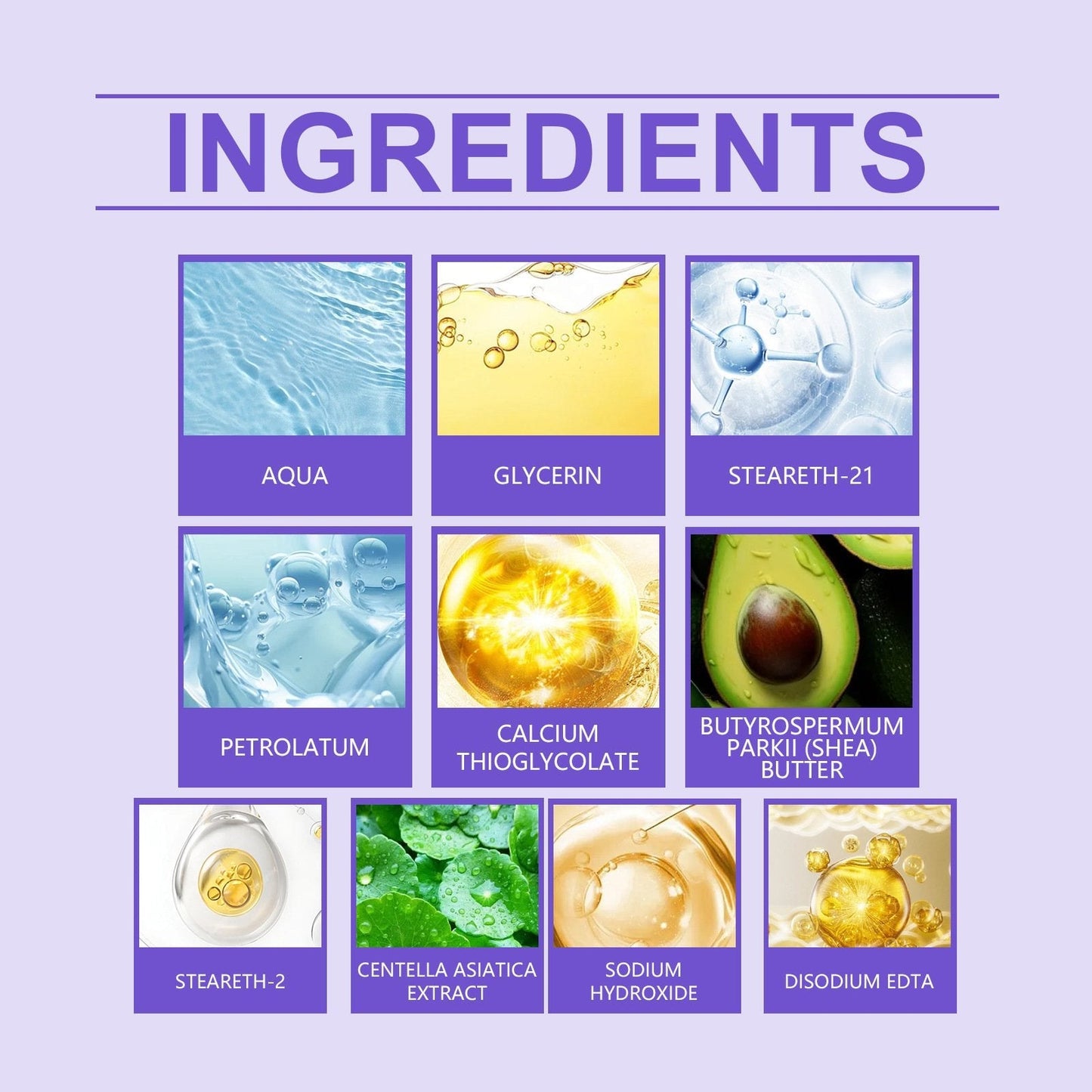 Facial Hair Removal Cream